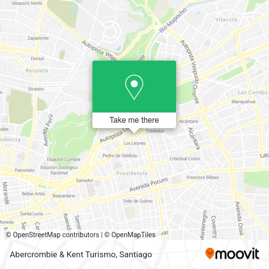 Abercrombie & Kent Turismo map