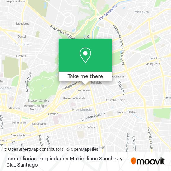 Inmobiliarias-Propiedades Maximiliano Sánchez y Cía. map