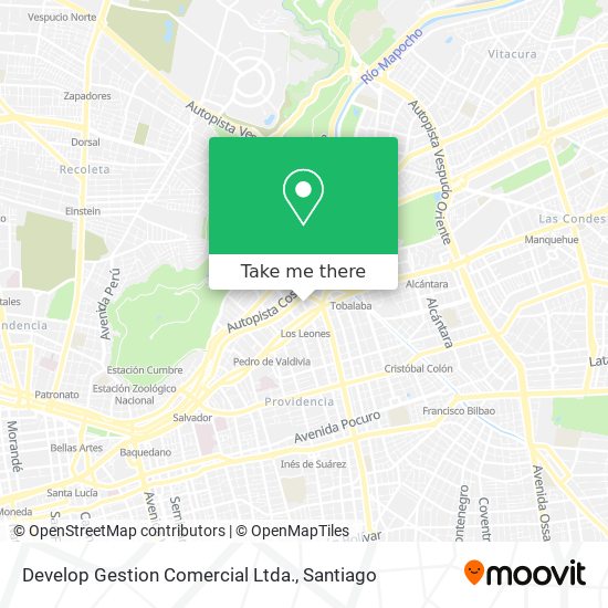 Develop Gestion Comercial Ltda. map