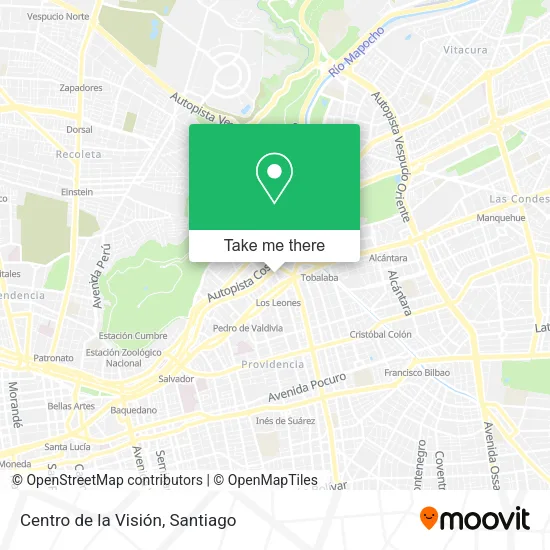 Centro de la Visión map