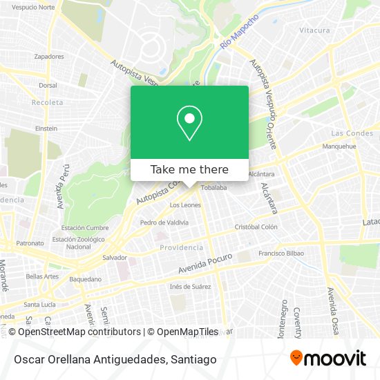 Oscar Orellana Antiguedades map