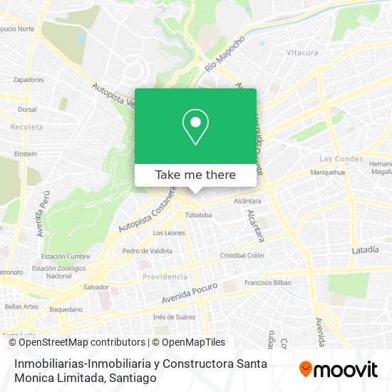 Inmobiliarias-Inmobiliaria y Constructora Santa Monica Limitada map