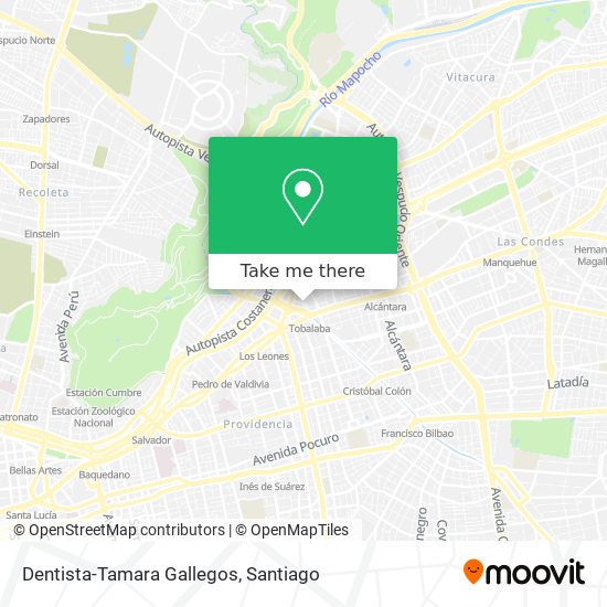 Dentista-Tamara Gallegos map