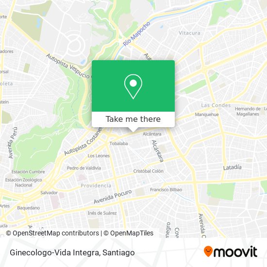 Ginecologo-Vida Integra map