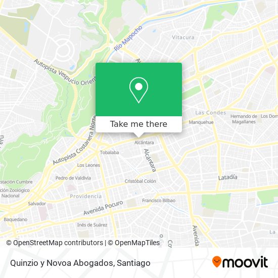 Quinzio y Novoa Abogados map