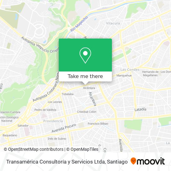 Mapa de Transamérica Consultoría y Servicios Ltda