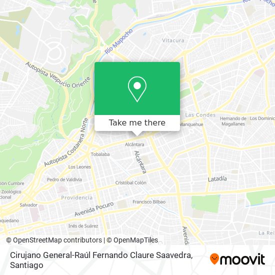 Cirujano General-Raúl Fernando Claure Saavedra map