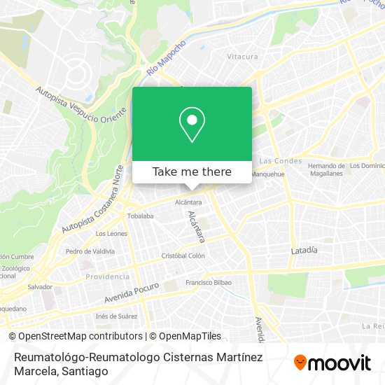 Reumatológo-Reumatologo Cisternas Martínez Marcela map