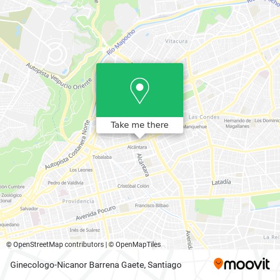 Ginecologo-Nicanor Barrena Gaete map