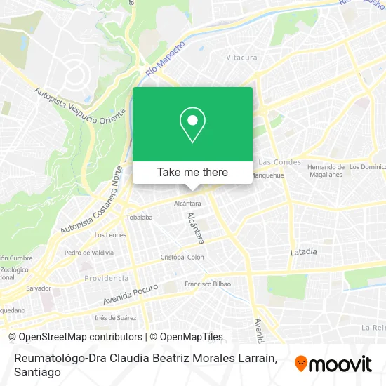 Reumatológo-Dra Claudia Beatriz Morales Larraín map