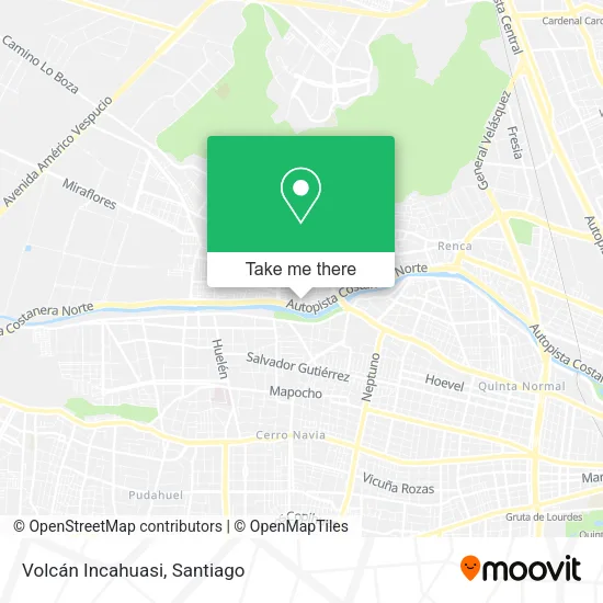 Volcán Incahuasi map