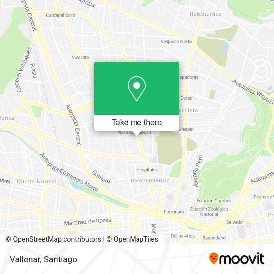 Vallenar map