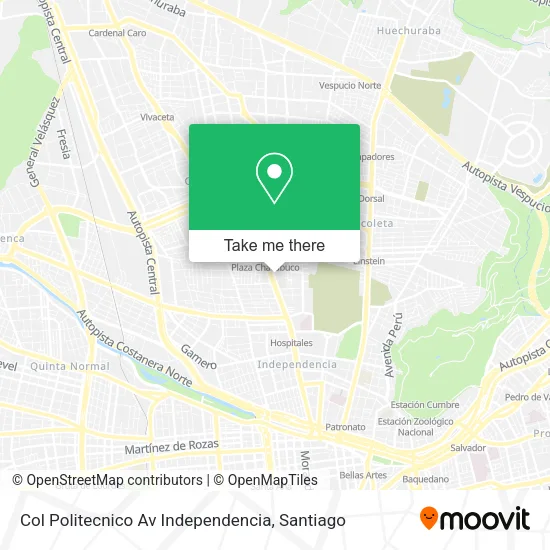 Col Politecnico Av Independencia map