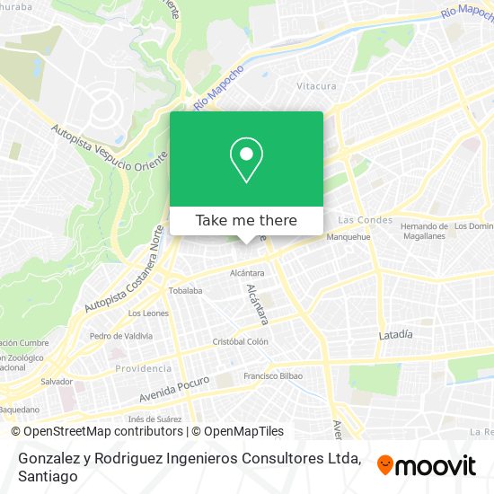 Gonzalez y Rodriguez Ingenieros Consultores Ltda map