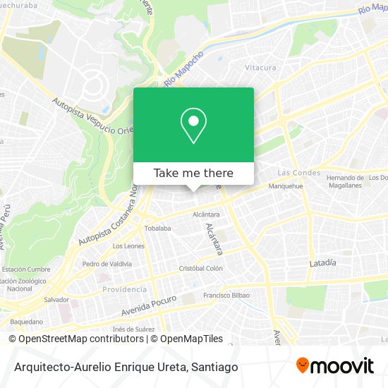 Arquitecto-Aurelio Enrique Ureta map