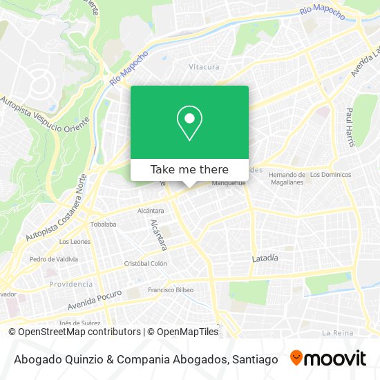 Abogado Quinzio & Compania Abogados map