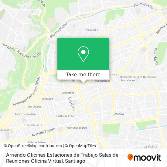 Arriendo Oficinas Estaciones de Trabajo Salas de Reuniones Oficina Virtual map