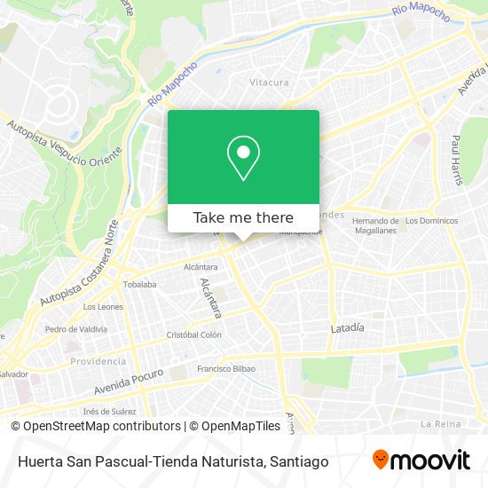 Huerta San Pascual-Tienda Naturista map