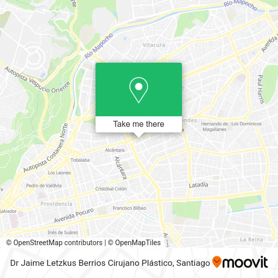Dr Jaime Letzkus Berrios Cirujano Plástico map