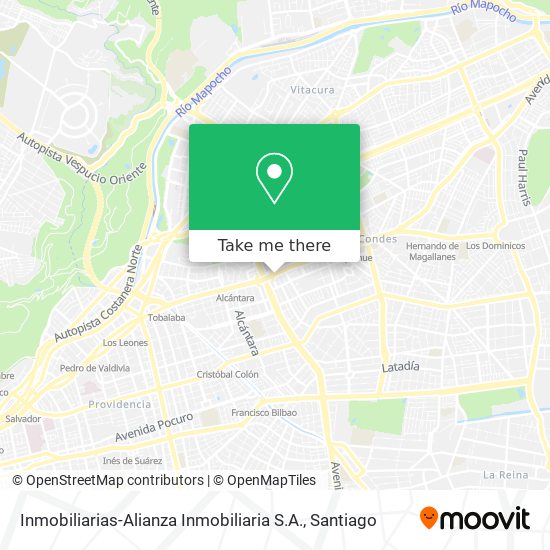 Mapa de Inmobiliarias-Alianza Inmobiliaria S.A.