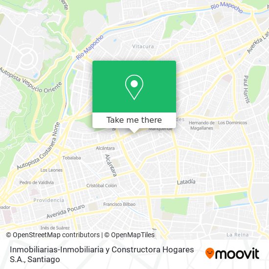 Inmobiliarias-Inmobiliaria y Constructora Hogares S.A. map
