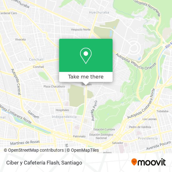 Ciber y Cafetería Flash map