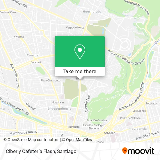 Ciber y Cafetería Flash map