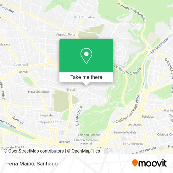Feria Maipo map