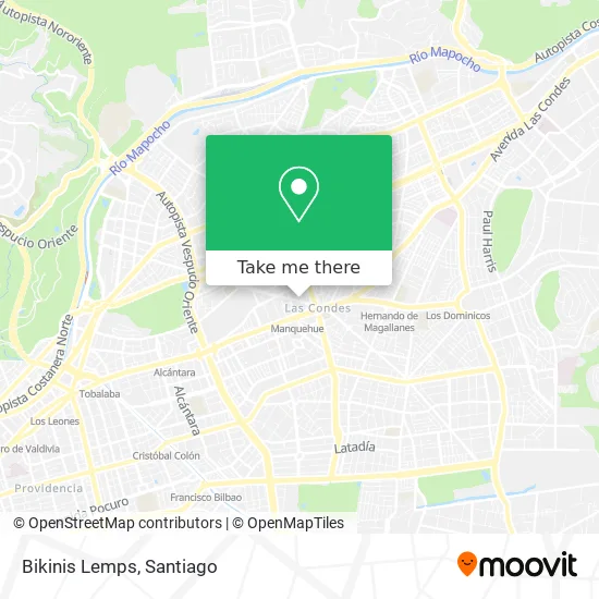 Bikinis Lemps map