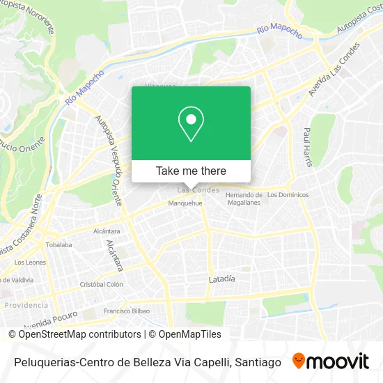 Peluquerias-Centro de Belleza Via Capelli map