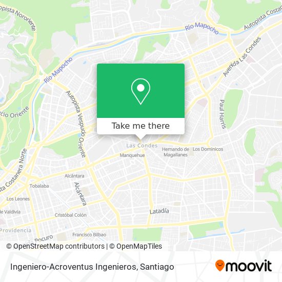 Ingeniero-Acroventus Ingenieros map