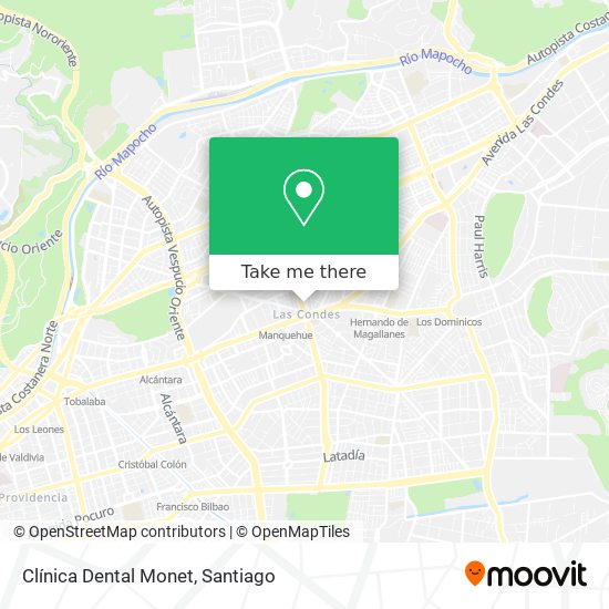 Mapa de Clínica Dental Monet