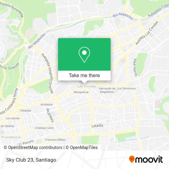 Sky Club 23 map