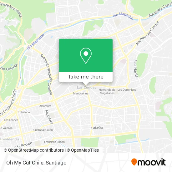 Oh My Cut Chile map