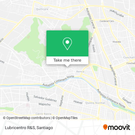 Lubricentro R&S map