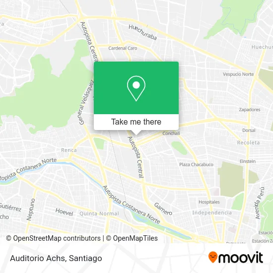 Auditorio Achs map