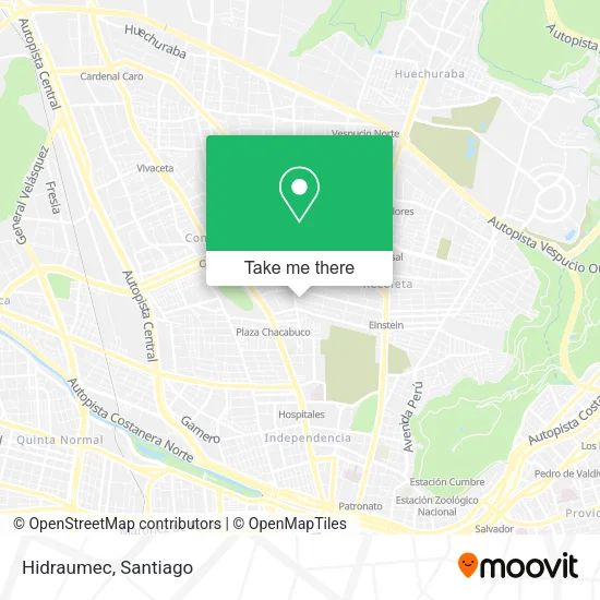 Hidraumec map