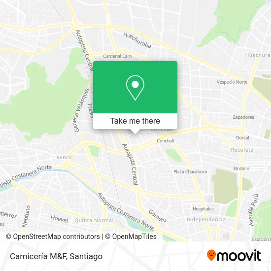 Carnicería M&F map