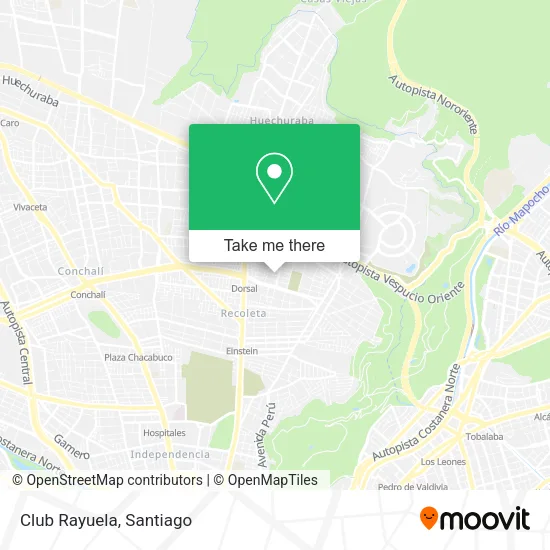 Club Rayuela map