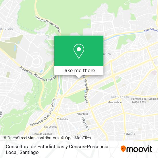 Mapa de Consultora de Estadisticas y Censos-Presencia Local