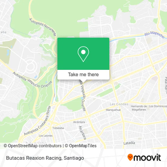 Butacas Reaxion Racing map