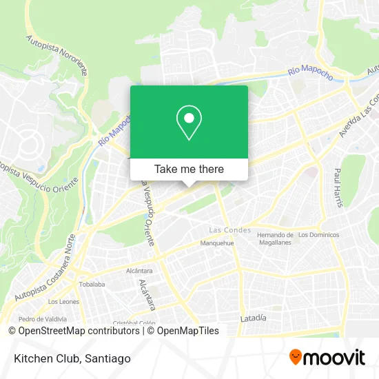 Kitchen Club map
