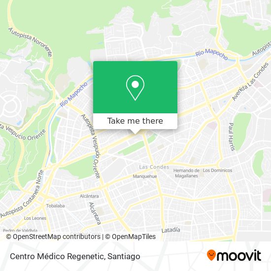 Centro Médico Regenetic map