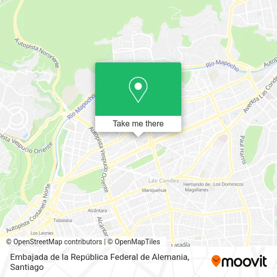 Embajada de la República Federal de Alemania map