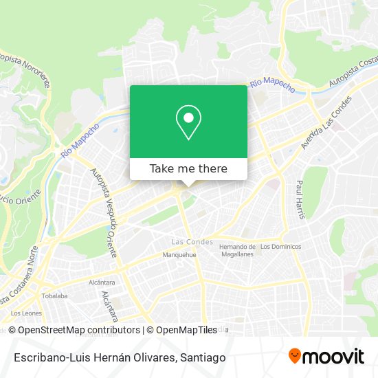 Escribano-Luis Hernán Olivares map