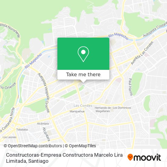 Constructoras-Empresa Constructora Marcelo Lira Limitada map