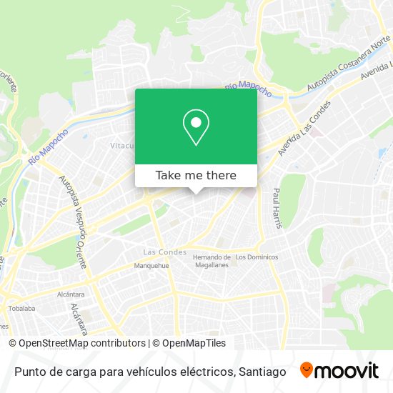 Mapa de Punto de carga para vehículos eléctricos