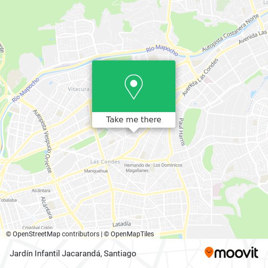 Mapa de Jardín Infantil Jacarandá
