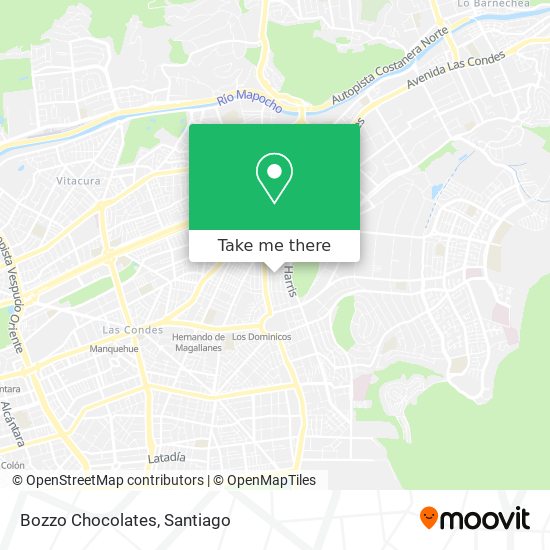 Mapa de Bozzo Chocolates