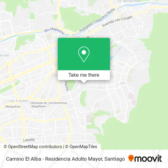 Camino El Alba - Residencia Adulto Mayor map